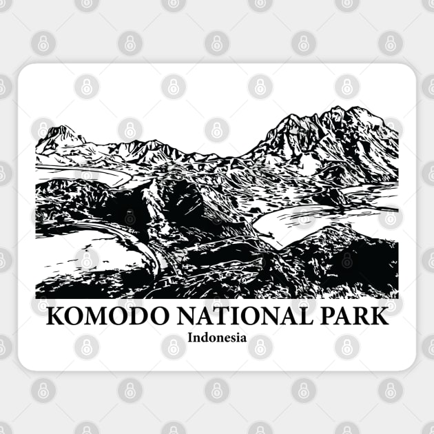 Komodo National Park - Indonesia Magnet by Lakeric